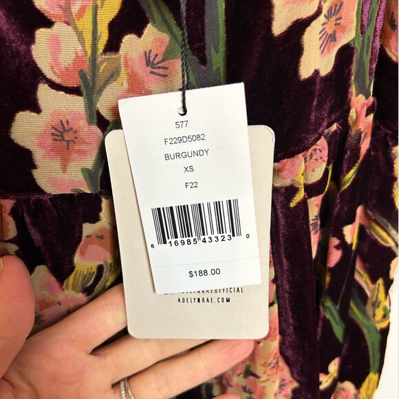 Floral Puff-Sleeve Midi Dress - Adelyn Rae - Picture 3 of 9